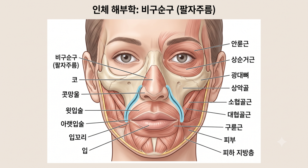 안면 구조의 해부학